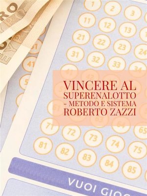 cover image of Vincere al Superenalotto--Metodo e sistema